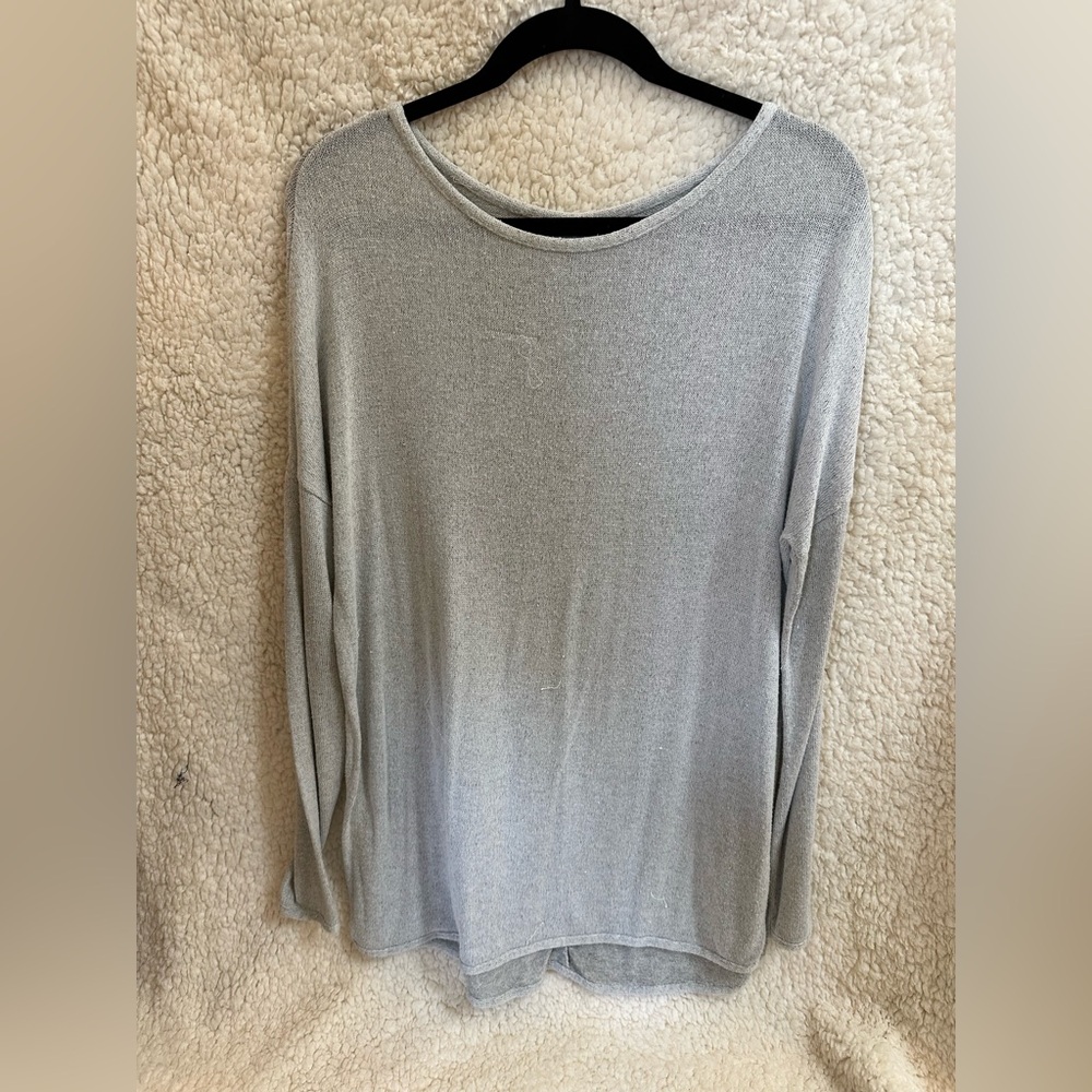 Zara Light Gray Knit Top